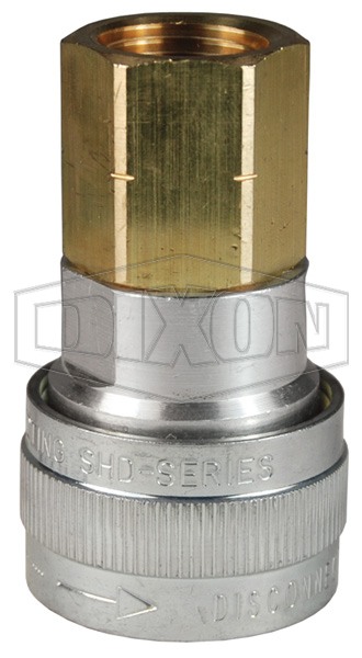 SHD-Series Schrader Pneumatic Female Threaded Coupler